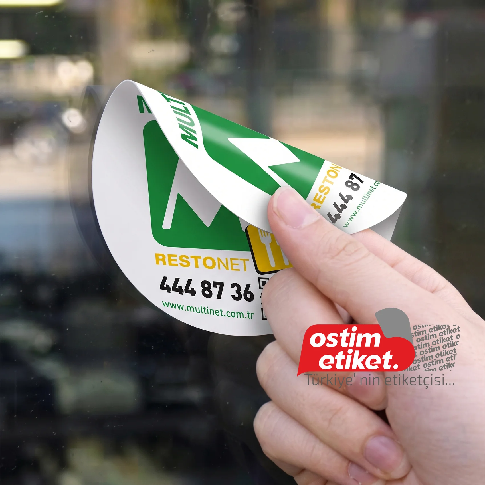 Çift Yön Baskılı Etiket