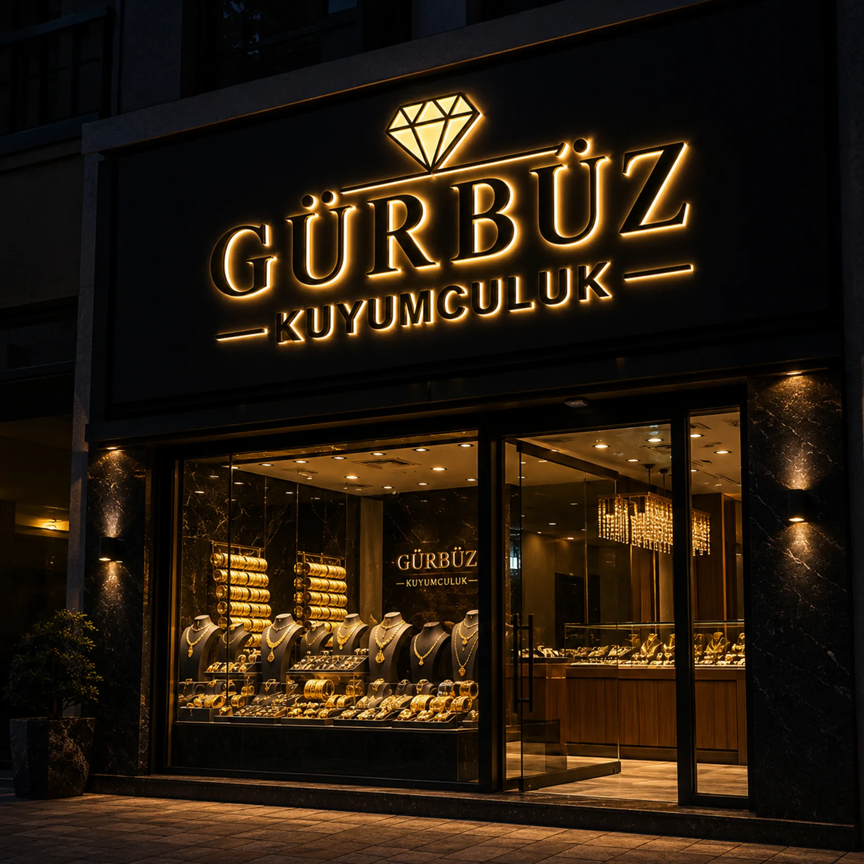Pleksi Kutu Harf Tabela