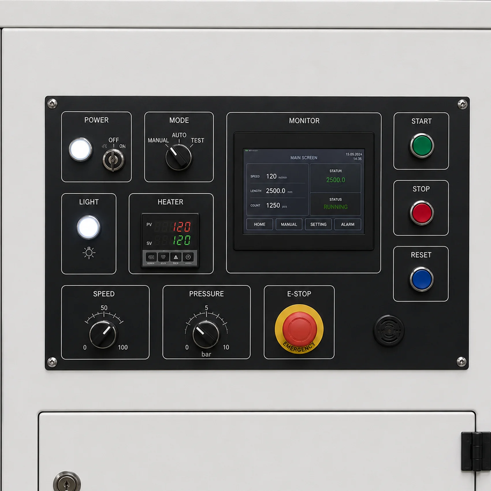 Makine Panel Etiket