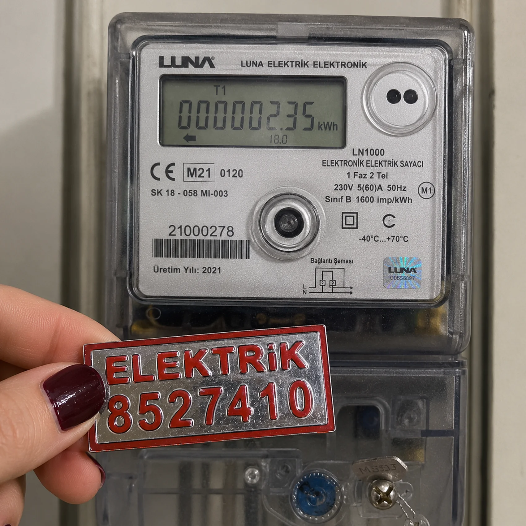 Elektrik Abone Plakaları